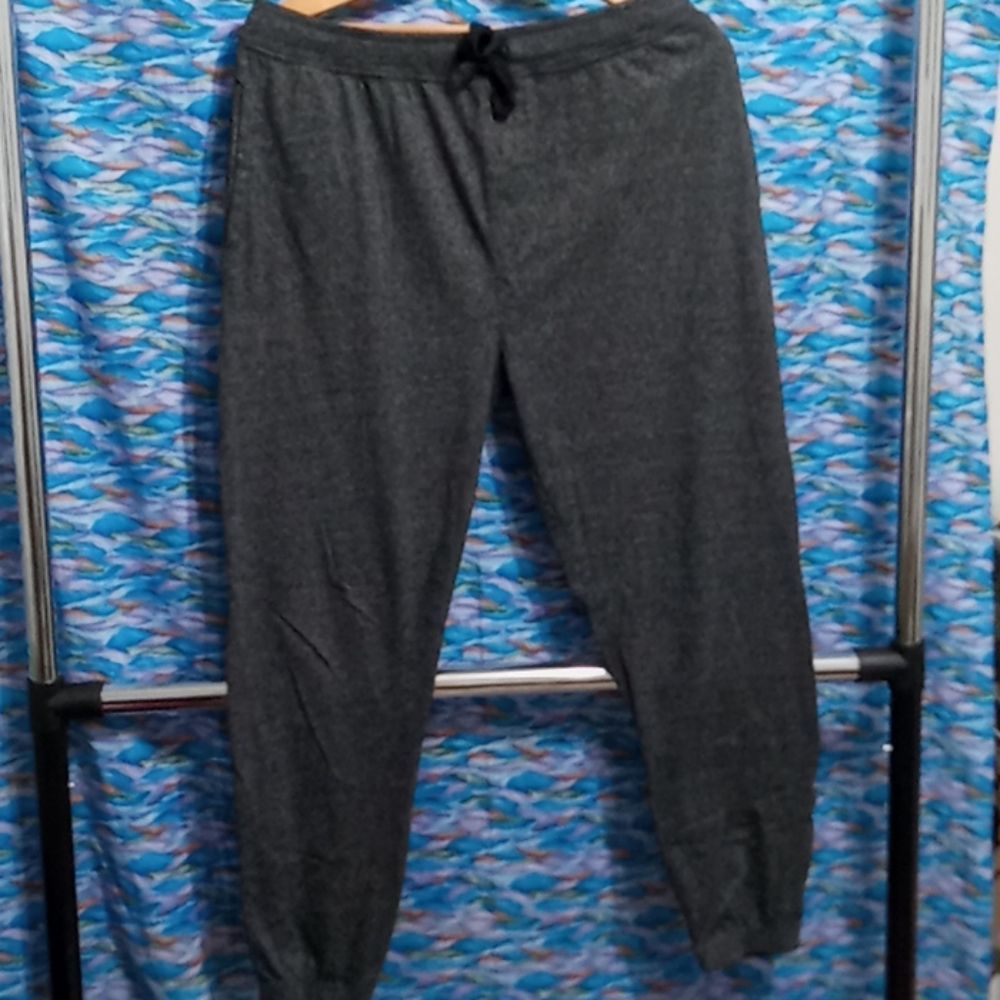 Gray sweatpants